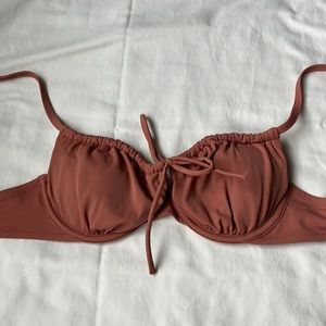 34B Terracotta Bikini Top